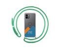 Personaliza tu Funda Colgante Transparente para Xiaomi Redmi A2 con Cordon Verde Agua Dibujo Personalizada