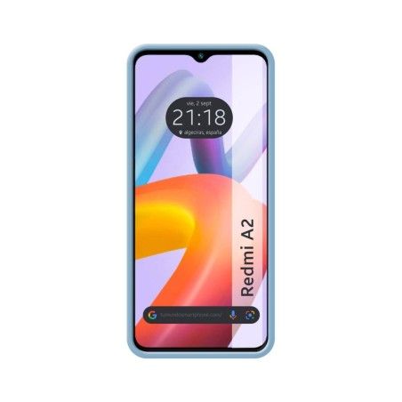 Funda Silicona Líquida Ultra Suave compatible con Xiaomi Redmi A2 Color Azul