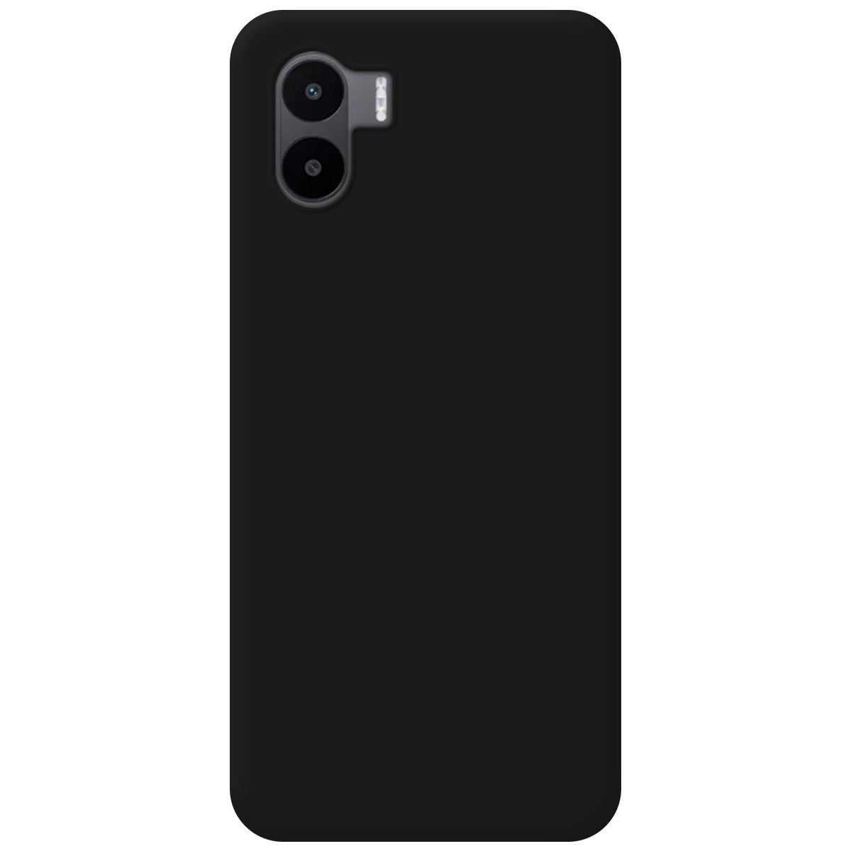 Funda Silicona Líquida Ultra Suave compatible con Xiaomi Redmi A2 Color Negra