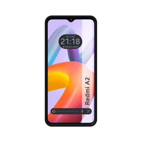 Funda Silicona Líquida Ultra Suave compatible con Xiaomi Redmi A2 Color Negra