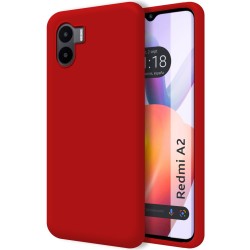 Funda Silicona Líquida Ultra Suave para Xiaomi Redmi A2 Color Roja