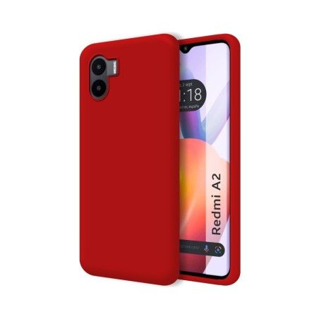 Funda Silicona Líquida Ultra Suave compatible con Xiaomi Redmi A2 Color Roja