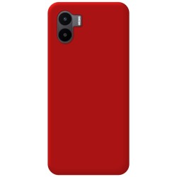 Funda Silicona Líquida Ultra Suave compatible con Xiaomi Redmi A2 Color Roja 2