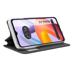 Funda Libro Soporte con Ventana compatible con Xiaomi Redmi A2 Color Negra 2