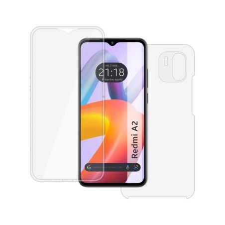 Funda Doble Transparente Pc + TPU Full Body 360 compatible con Xiaomi Redmi A2