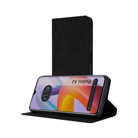 Funda Polipiel con Tarjetero compatible con Xiaomi Redmi A2 Color Negra