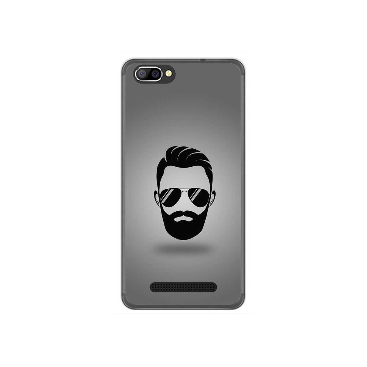 Funda Gel Tpu para Doogee X20 / X20L Diseño Barba Dibujos