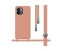 Funda Silicona Líquida con Cordón compatible con Xiaomi Redmi A2 Color Rosa