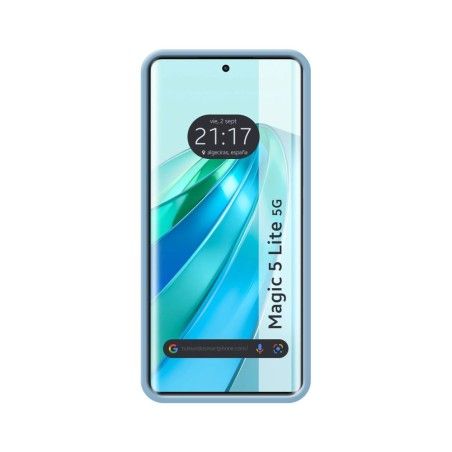 Funda Silicona Líquida Ultra Suave para Huawei Honor Magic 5 Lite 5G color Azul