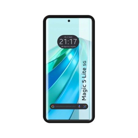 Funda Silicona Líquida Ultra Suave para Huawei Honor Magic 5 Lite 5G color Negra
