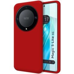 Funda Silicona Líquida Ultra Suave para Huawei Honor Magic 5 Lite 5G color Roja