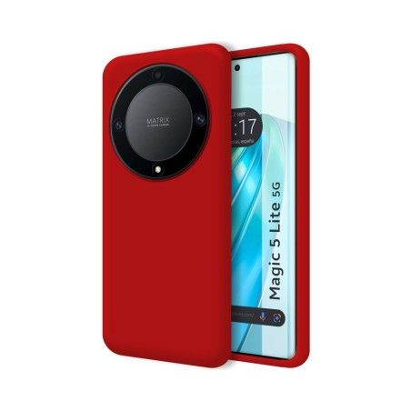 Funda Silicona Líquida Ultra Suave para Huawei Honor Magic 5 Lite 5G color Roja