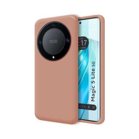 Funda Silicona Líquida Ultra Suave para Huawei Honor Magic 5 Lite 5G color Rosa