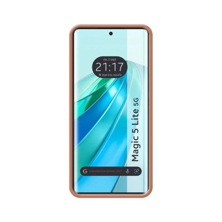 Funda Silicona Líquida Ultra Suave para Huawei Honor Magic 5 Lite 5G color Rosa
