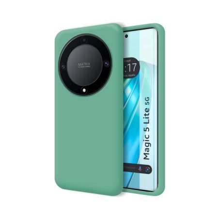 Funda Silicona Líquida Ultra Suave para Huawei Honor Magic 5 Lite 5G color Verde