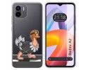 Funda Silicona Transparente compatible con Xiaomi Redmi A2 diseño Avestruz Dibujos