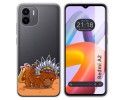 Funda Silicona Transparente compatible con Xiaomi Redmi A2 diseño Bufalo Dibujos