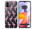 Funda Silicona Transparente compatible con Xiaomi Redmi A2 diseño Flamenco Dibujos