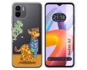 Funda Silicona Transparente compatible con Xiaomi Redmi A2 diseño Jirafa Dibujos