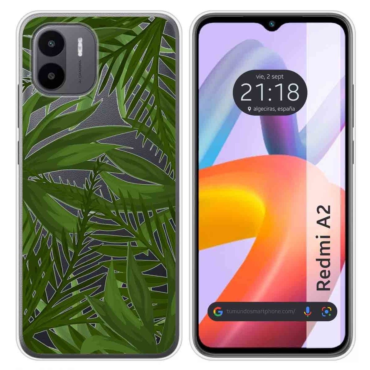Funda Silicona Transparente compatible con Xiaomi Redmi A2 diseño Jungla Dibujos