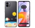 Funda Silicona Transparente compatible con Xiaomi Redmi A2 diseño Playa Dibujos