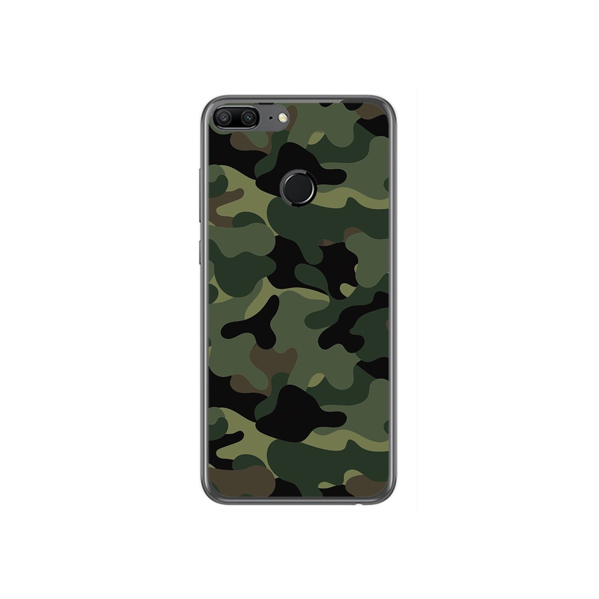 Funda Gel Tpu para Huawei Honor 9 Lite Diseño Camuflaje Dibujos