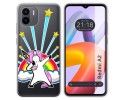 Funda Silicona Transparente compatible con Xiaomi Redmi A2 diseño Unicornio Dibujos