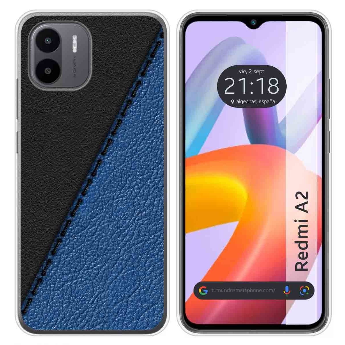 Funda Silicona compatible con Xiaomi Redmi A2 diseño Cuero 02 Dibujos