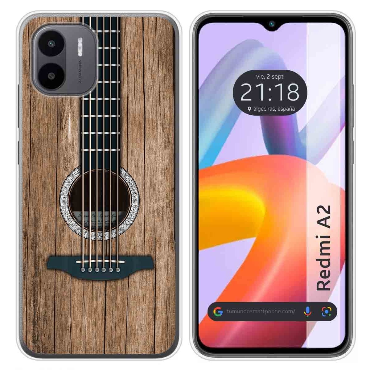 Funda Silicona compatible con Xiaomi Redmi A2 diseño Madera 11 Dibujos