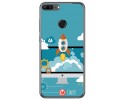 Funda Gel Tpu para Huawei Honor 9 Lite Diseño Cohete Dibujos