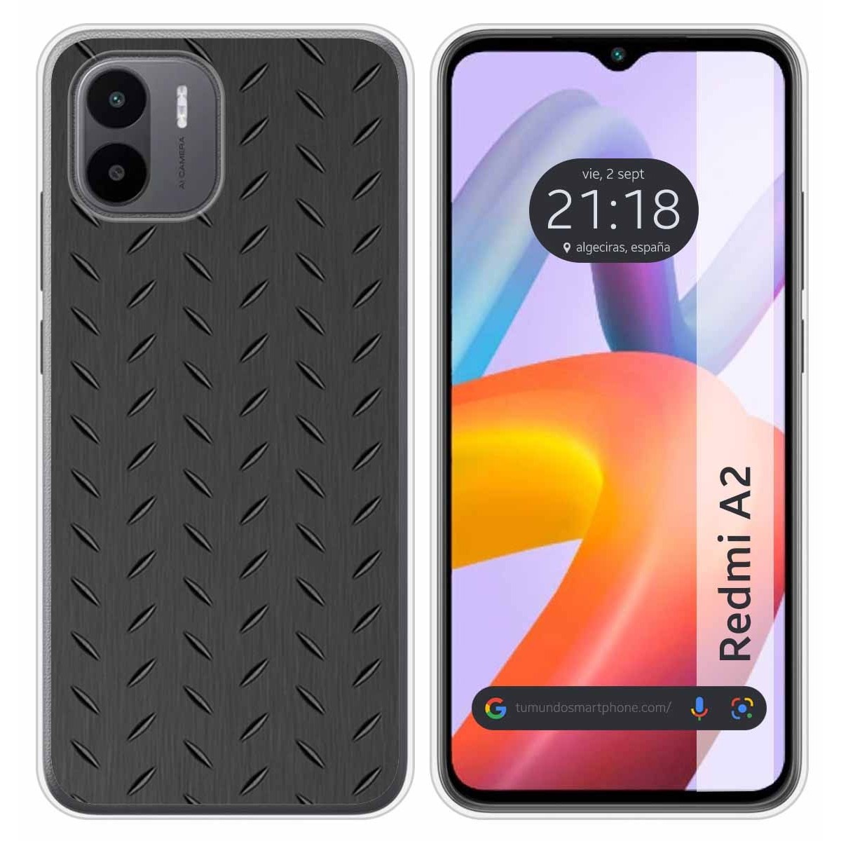 Funda Silicona compatible con Xiaomi Redmi A2 diseño Metal Dibujos