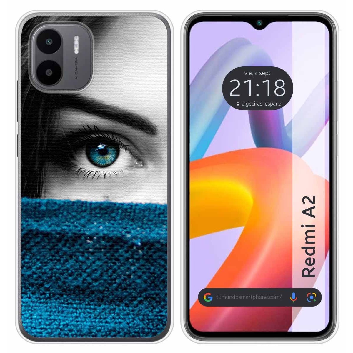 Funda Silicona compatible con Xiaomi Redmi A2 diseño Ojo Dibujos