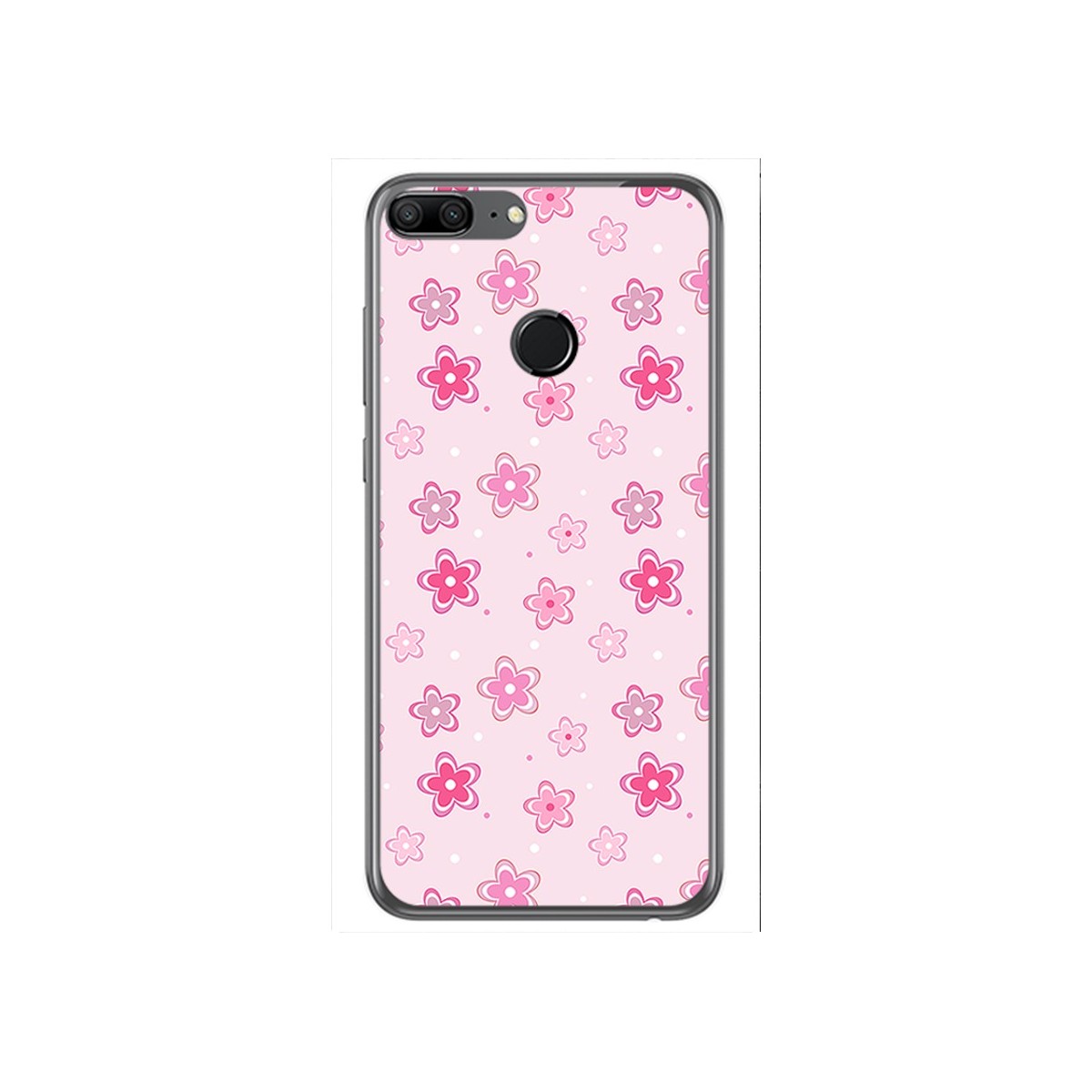 Funda Gel Tpu para Huawei Honor 9 Lite Diseño Flores Dibujos