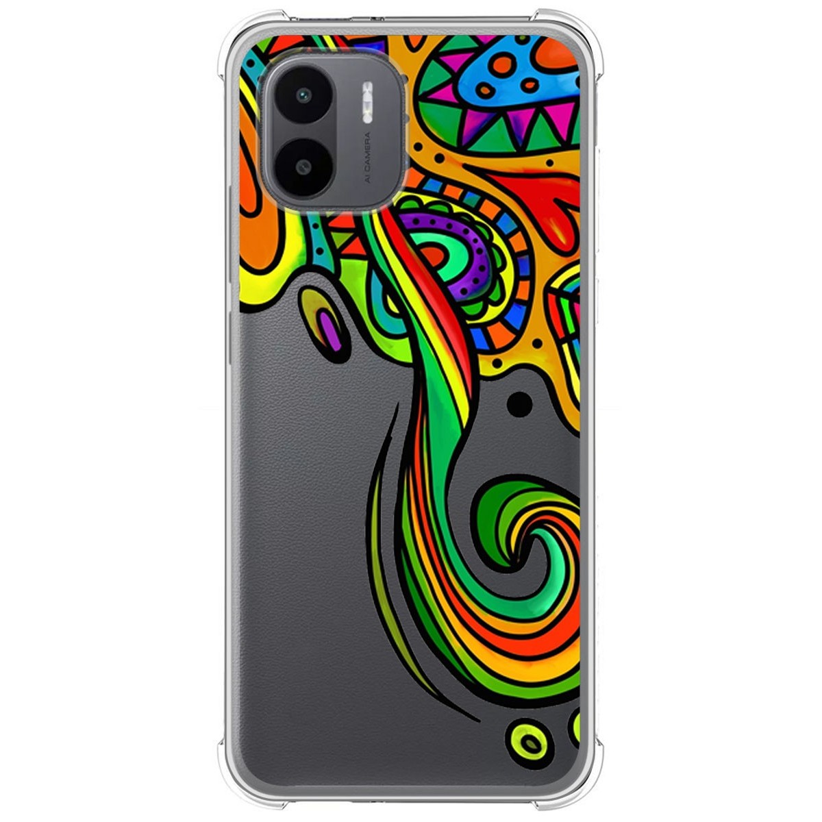 Funda Silicona Antigolpes compatible con Xiaomi Redmi A2 diseño Colores Dibujos