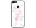 Funda Gel Tpu para Huawei Honor 9 Lite Diseño Flores Minimal Dibujos