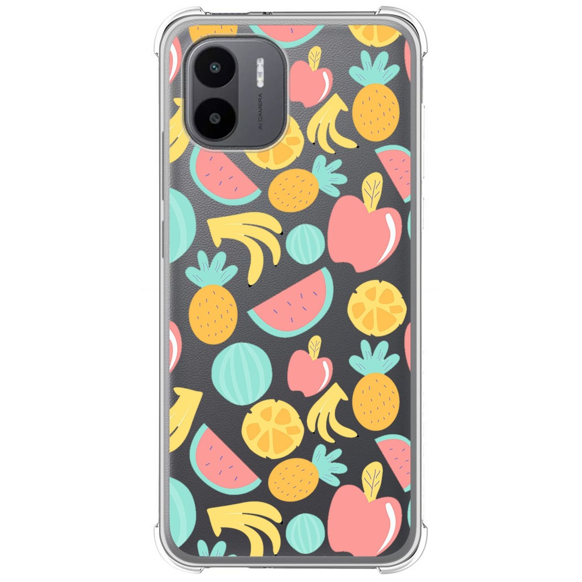 Funda Silicona Antigolpes compatible con Xiaomi Redmi A2 diseño Frutas 02 Dibujos