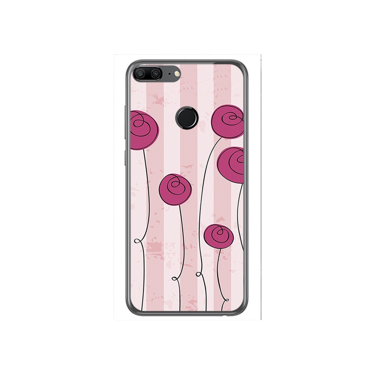 Funda Gel Tpu para Huawei Honor 9 Lite Diseño Flores Vintage Dibujos