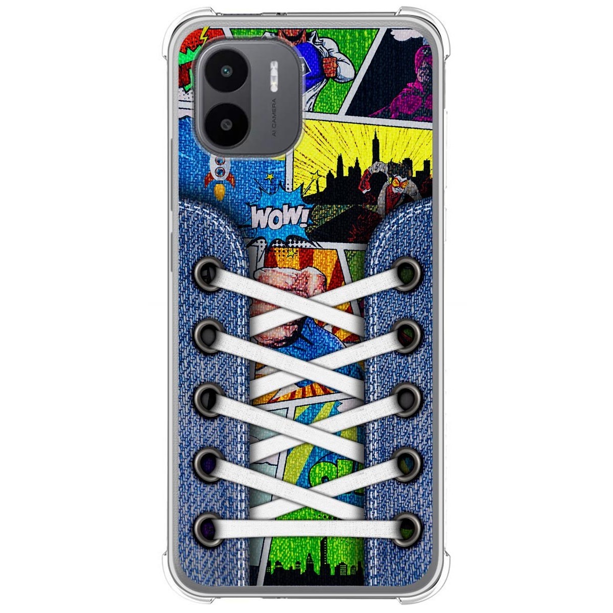 Funda Silicona Antigolpes compatible con Xiaomi Redmi A2 diseño Zapatillas 14 Dibujos