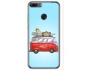 Funda Gel Tpu para Huawei Honor 9 Lite Diseño Furgoneta Dibujos
