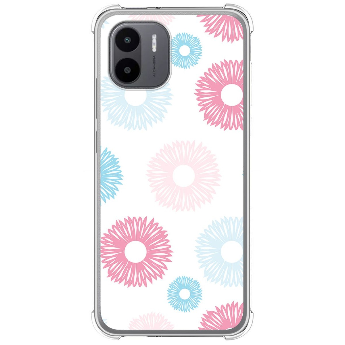 Funda Silicona Antigolpes compatible con Xiaomi Redmi A2 diseño Flores 06 Dibujos