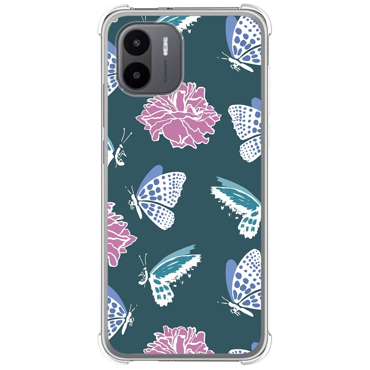 Funda Silicona Antigolpes compatible con Xiaomi Redmi A2 diseño Flores 10 Dibujos