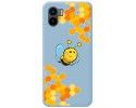 Funda Silicona Líquida Azul compatible con Xiaomi Redmi A2 diseño Abeja Dibujos