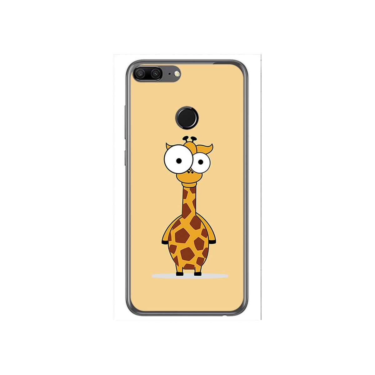 Funda Gel Tpu para Huawei Honor 9 Lite Diseño Jirafa Dibujos