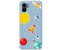 Funda Silicona Líquida Azul compatible con Xiaomi Redmi A2 diseño Espacio Dibujos