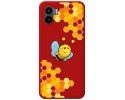 Funda Silicona Líquida Roja compatible con Xiaomi Redmi A2 diseño Abeja Dibujos