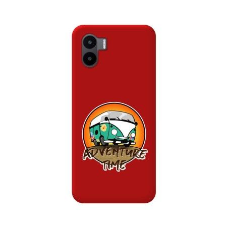 Funda Silicona Líquida Roja compatible con Xiaomi Redmi A2 diseño Adventure Dibujos