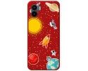 Funda Silicona Líquida Roja compatible con Xiaomi Redmi A2 diseño Espacio Dibujos