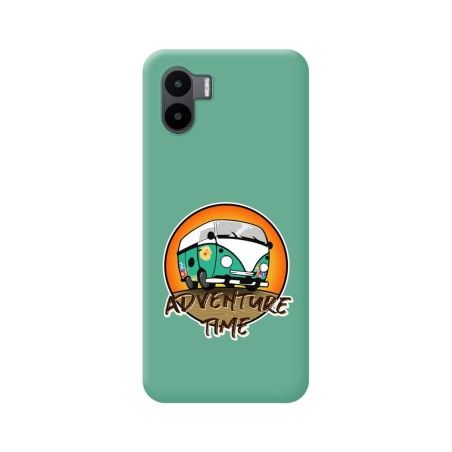 Funda Silicona Líquida Verde compatible con Xiaomi Redmi A2 diseño Adventure Dibujos