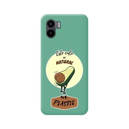 Funda Silicona Líquida Verde compatible con Xiaomi Redmi A2 diseño Culo Natural Dibujos