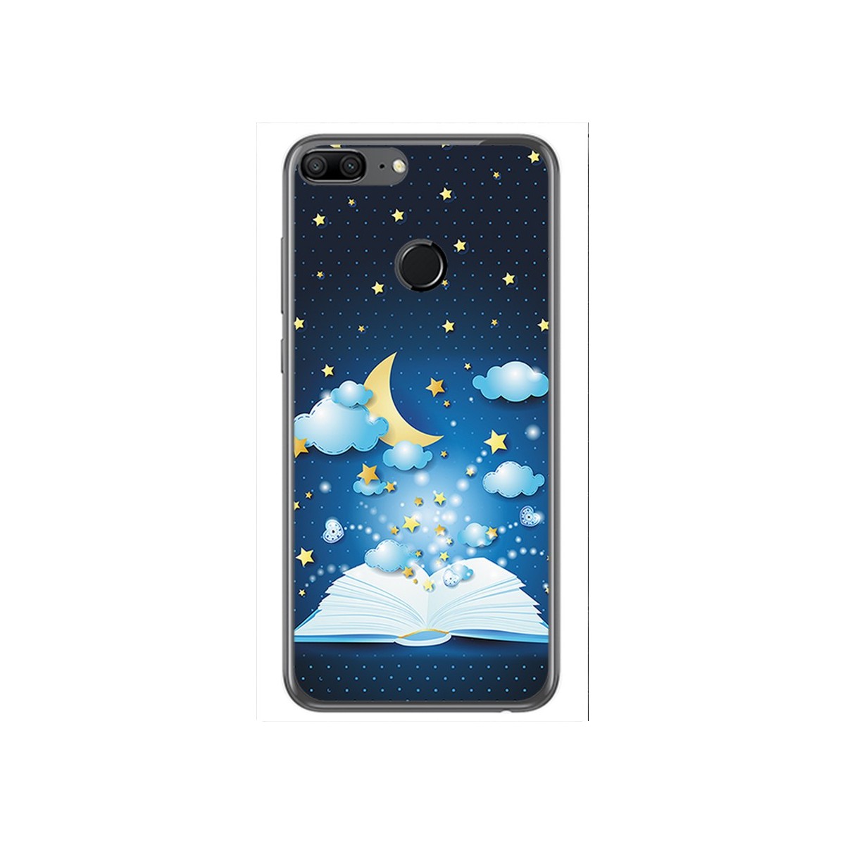 Funda Gel Tpu para Huawei Honor 9 Lite Diseño Libro Cuentos Dibujos
